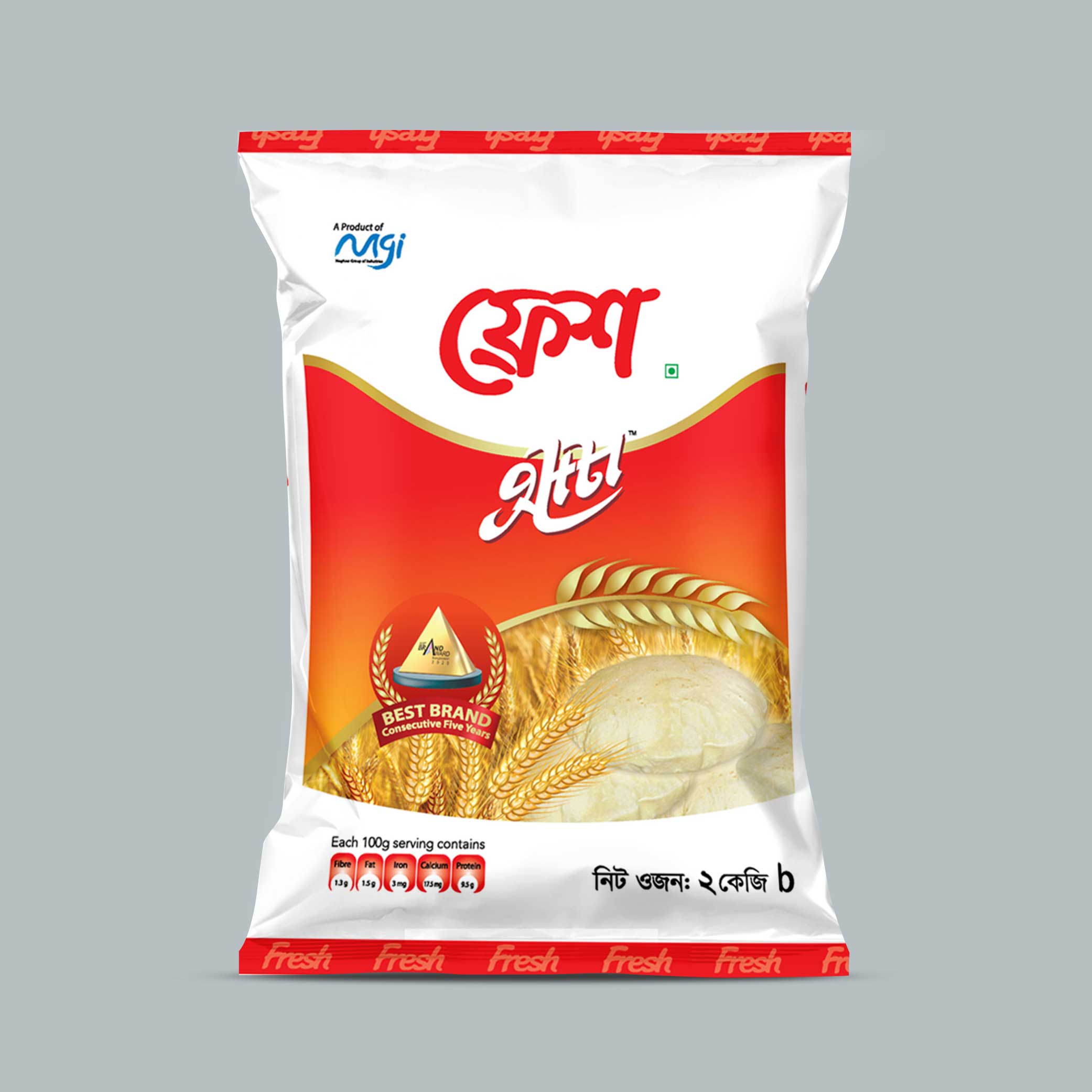 ফ্রেশ আটা ২ কেজি